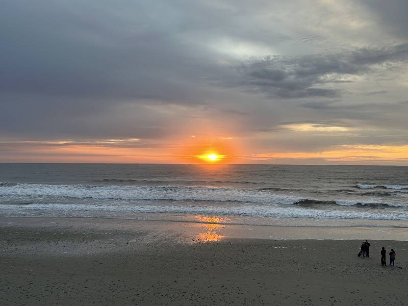 [ September sunrise at Wells Beach ]